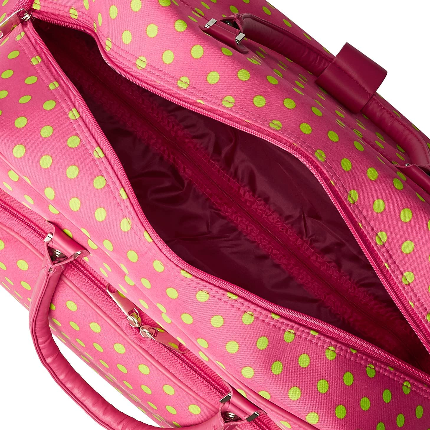 21-Inch Floral Print Rolling Duffel Bag for Travel - Tropical Flower Design Carry-On Luggage | Perfect for Weekend Getaways & Airplane Carry-On