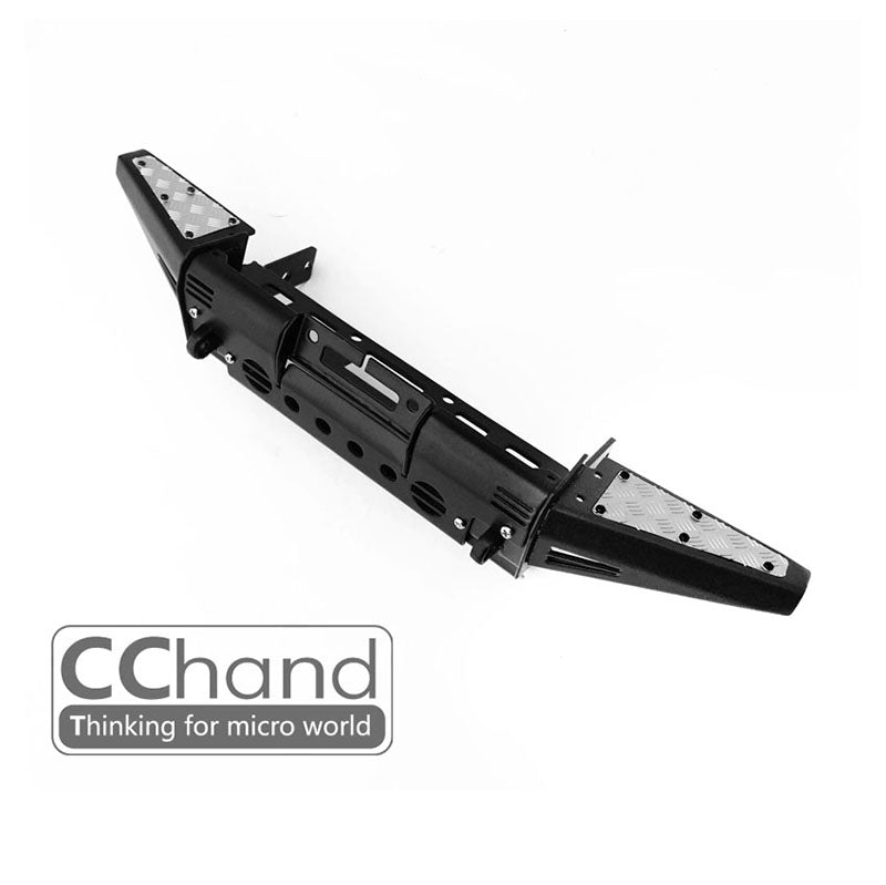 1/10 Scale Metal CC Hand Front Bumper Replacement Part for G2 D90 D110 RC Rock Crawler - Heavy Duty Off-Road Accessory for Trail & Competition Use