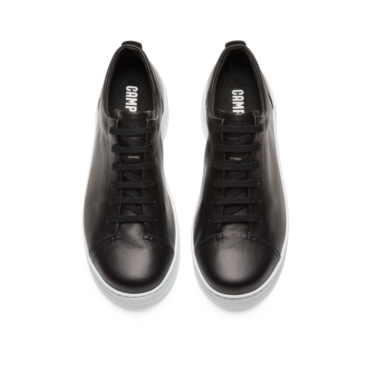 Camper Women's Runner Up Sneakers in Black | Comfortable Casual Walking Shoes for Everyday Wear, Travel & Outdoor Activities