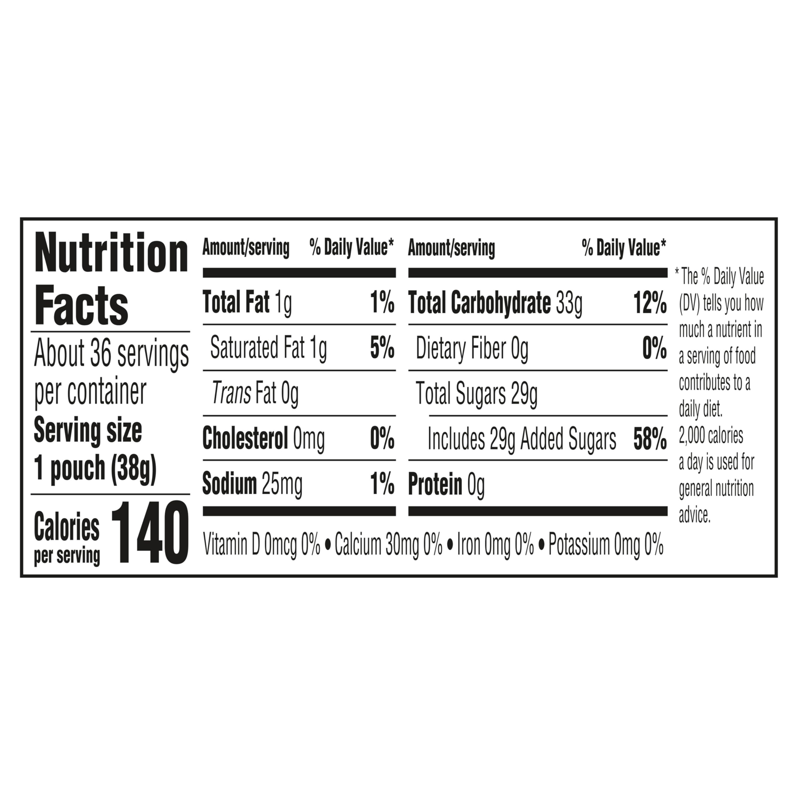 SweeTARTS Giant Chewy Candy - Sweet & Tart Flavored Bulk Candy (1.35 oz, 36 Count) - Perfect for Halloween, Parties, and Office Snacks