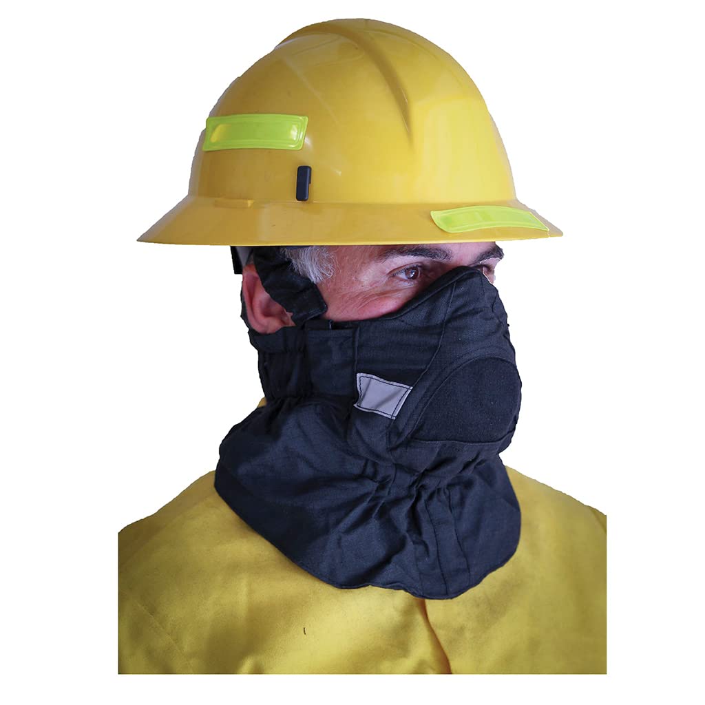 HS-2 Heat Shield for Face and Neck Protection | Wildland Firefighter Gear | Heat, Smoke & Ember Resistant | Essential Safety Equipment for Wildfire Fighting | Perfect for Wildland Firefighters, First Responders & Emergency Situations