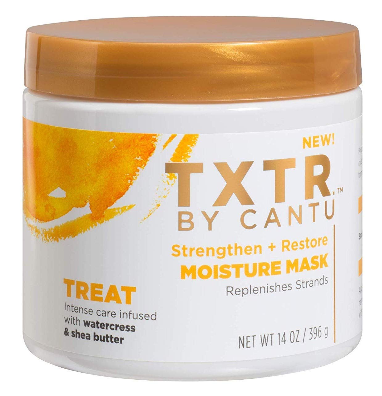Cantu Txtr Treat Moisture Mask - Deep Conditioning Hair Treatment for Dry, Damaged & Curly Hair - 14 oz Jar (6 Pack) - Perfect for Salon Professionals & At-Home Hair Care Routines