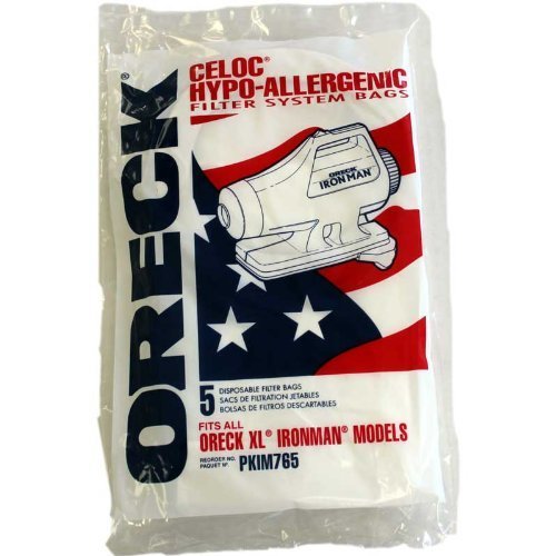 Oreck Iron Man Original Vacuum Bags (10 Pack) #PKIM76.5 - Premium Replacement Bags for Powerful Suction & Allergen Control - Ideal for Homes with Pets, Allergies & High-Traffic Areas