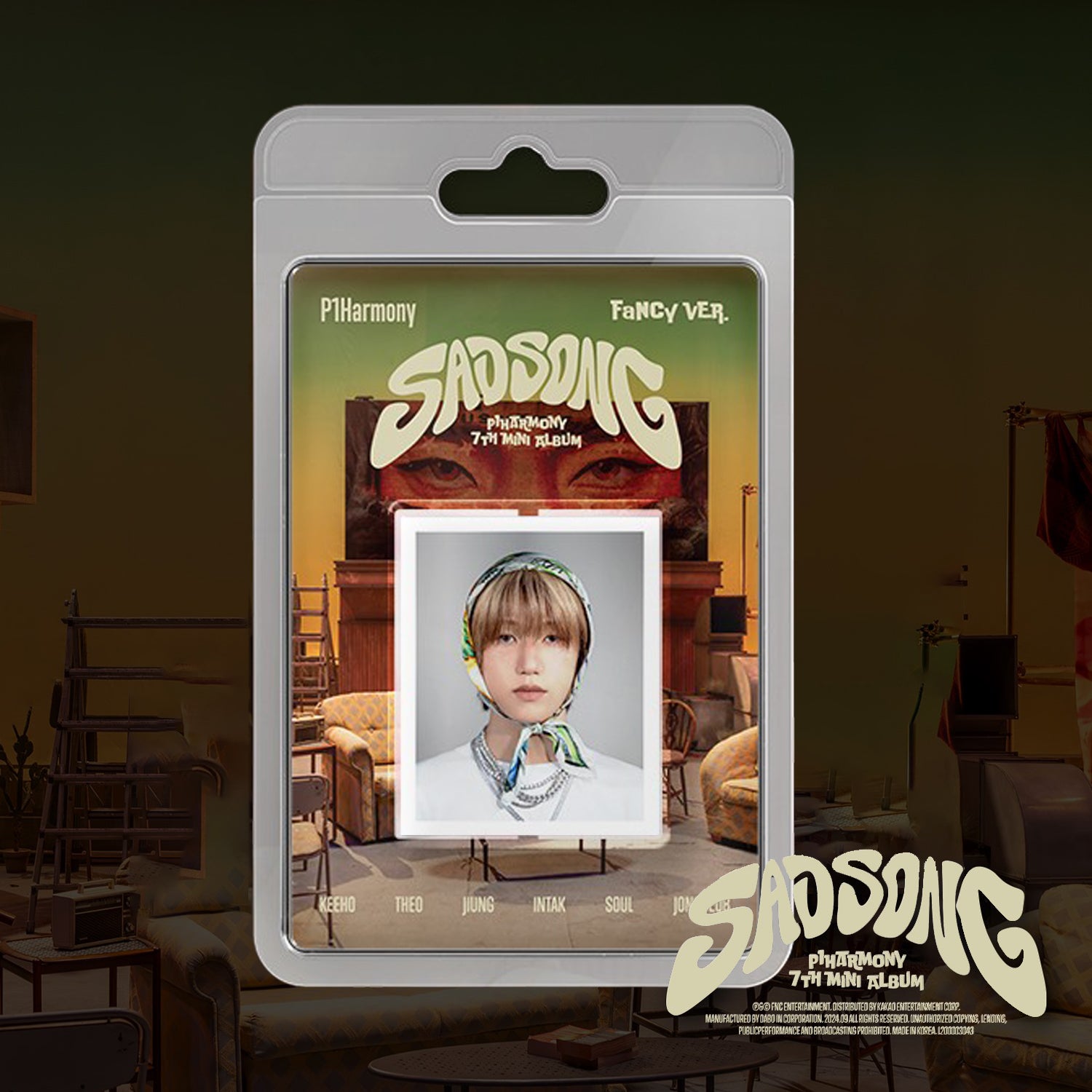 P1HARMONY 7TH MINI ALBUM 'SAD SONG' (PLVE) - K-Pop Collectible CD for Fans | Perfect for Dance Practice & Mood Playlists