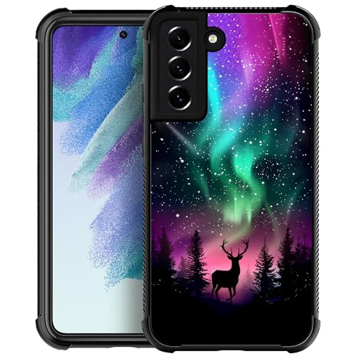 Deer Northern Lights Art