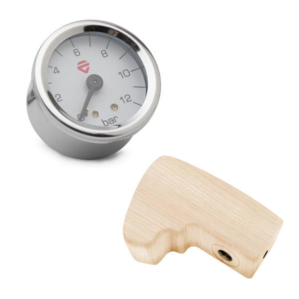 Lelit Flow Control Wooden Upgrade Kit for Espresso Machines - Enhance Coffee Extraction & Flavor for Home Baristas | Perfect for Latte Art & Specialty Coffee Brewing