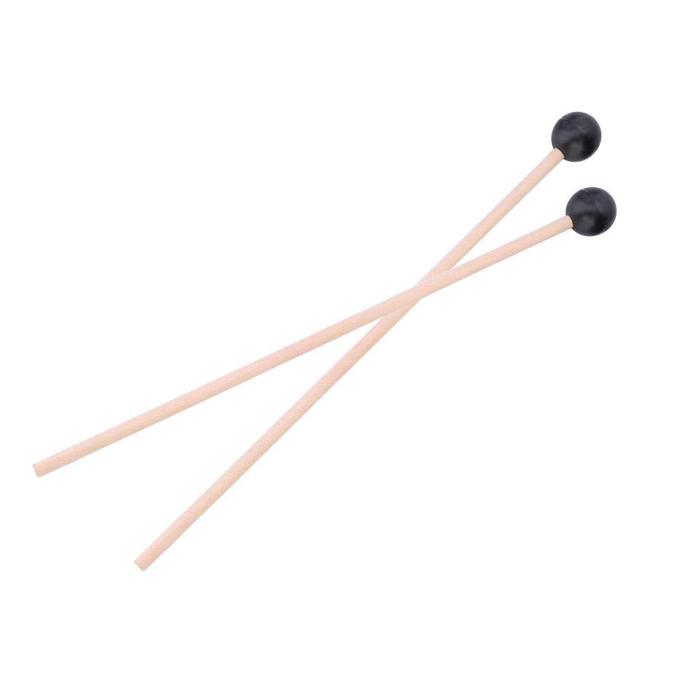 Premium Marimba Mallets - Smooth Wooden Handle with Rubber Tips for Keyboard Percussion | Perfect for Professional Performances, Music Education & Practice Sessions