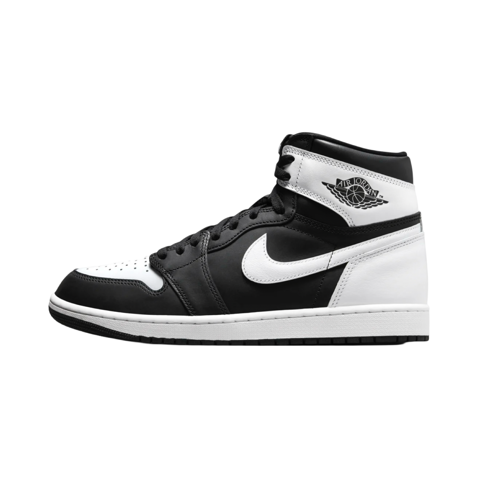Air Jordan 1 Retro High OG Black White Sneakers - Men's Basketball Shoes for Streetwear & Casual Style - Perfect for Sports, Gym & Everyday Fashion