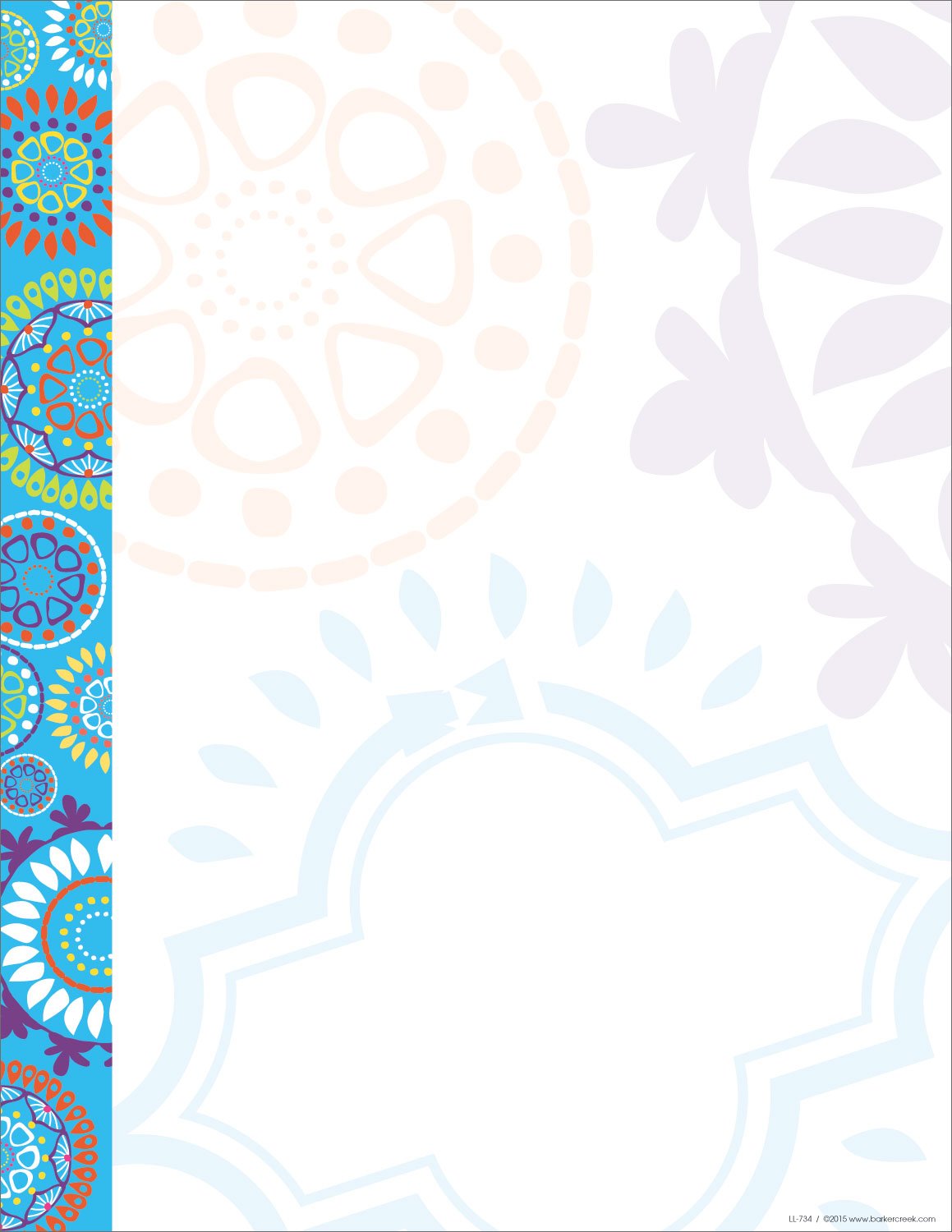 Barker Creek Moroccan Computer Paper 8.5x11