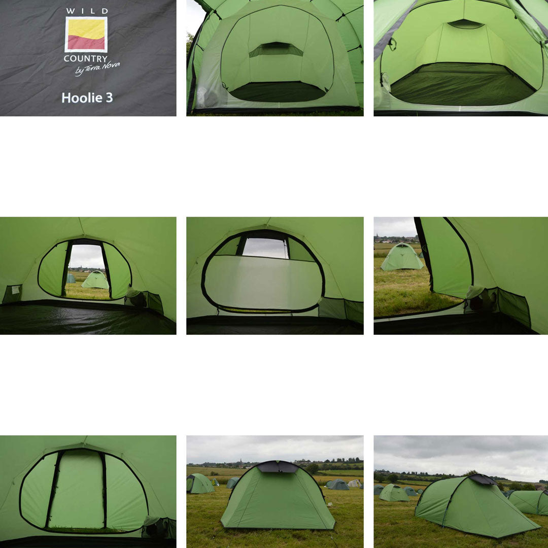 Wild Country Hoolie 3 Person Tent - Lightweight 3-Season Backpacking Tent for Camping, Hiking & Outdoor Adventures