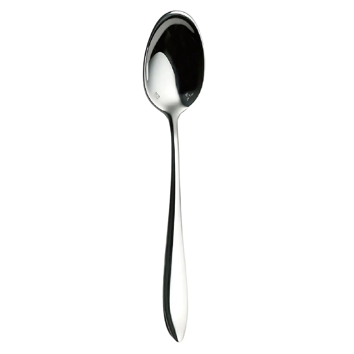 Premium Luckywood Veloute Stainless Steel Tea Spoon Set - 6-Piece Elegant Dessert Spoons for Tea, Coffee, Desserts & Parties - Dishwasher Safe & Rust-Resistant