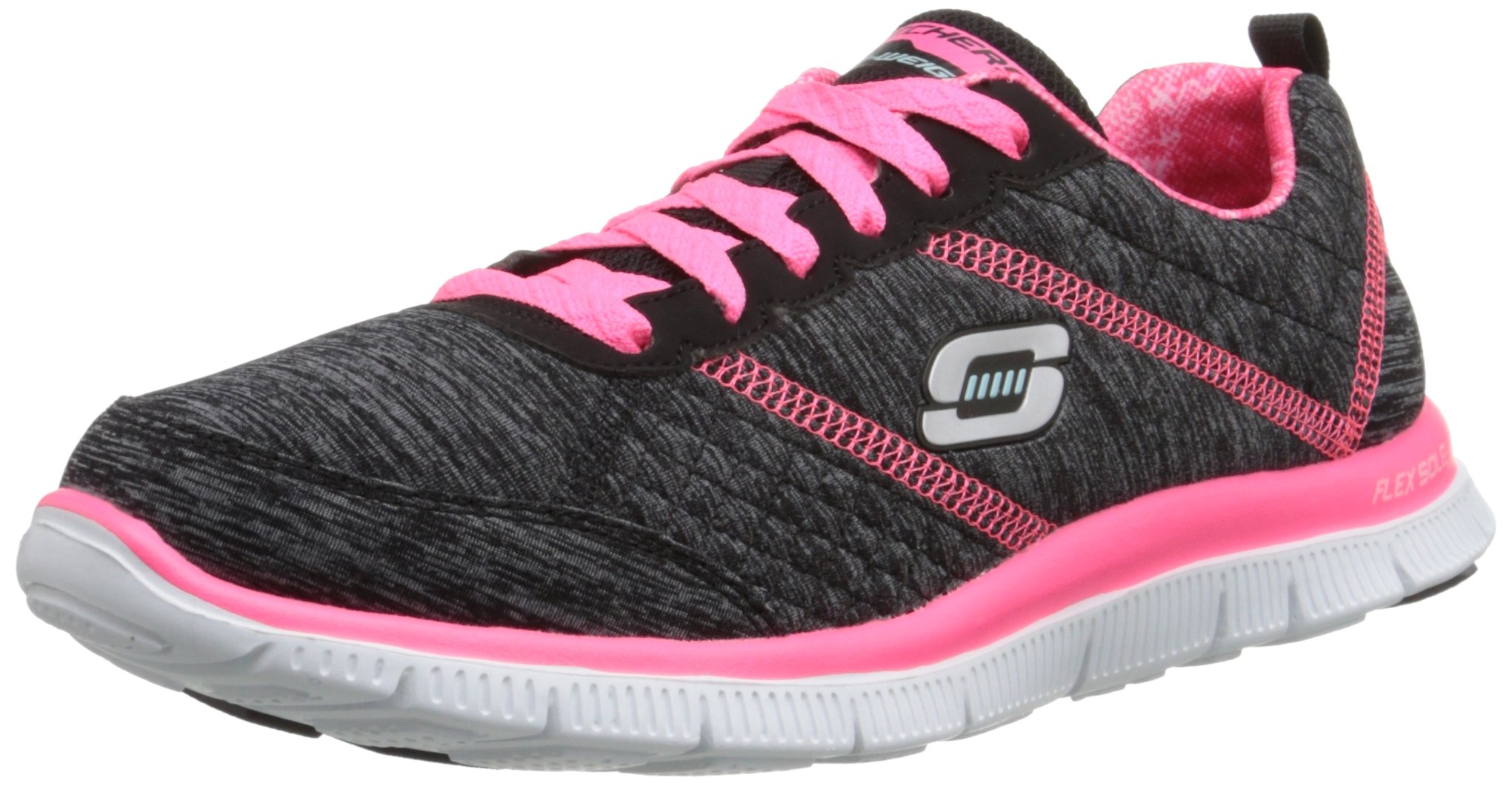 Skechers Women's Pretty Please Flex Appeal Fashion Sneakers - Lightweight Comfortable Walking Shoes for Women, Casual Athletic Shoes for Workout & Everyday Wear