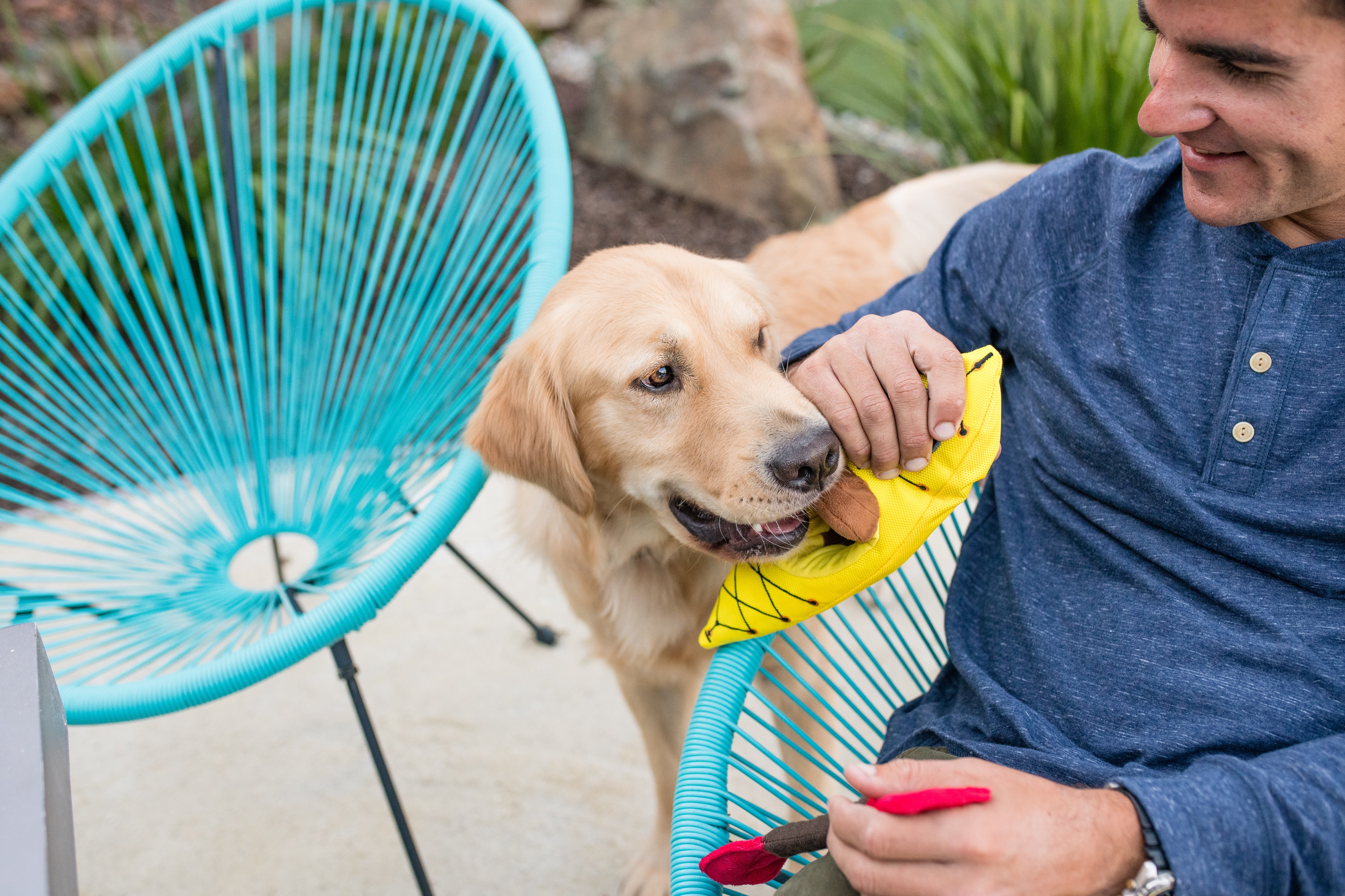 El Kayak Dog Toy - Camp Corbin™ Plush Chew Toy for Dogs | Durable & Soft Pet P.L.A.Y. Dog Chew Toy for Indoor & Outdoor Play, Fetch, and Cuddling