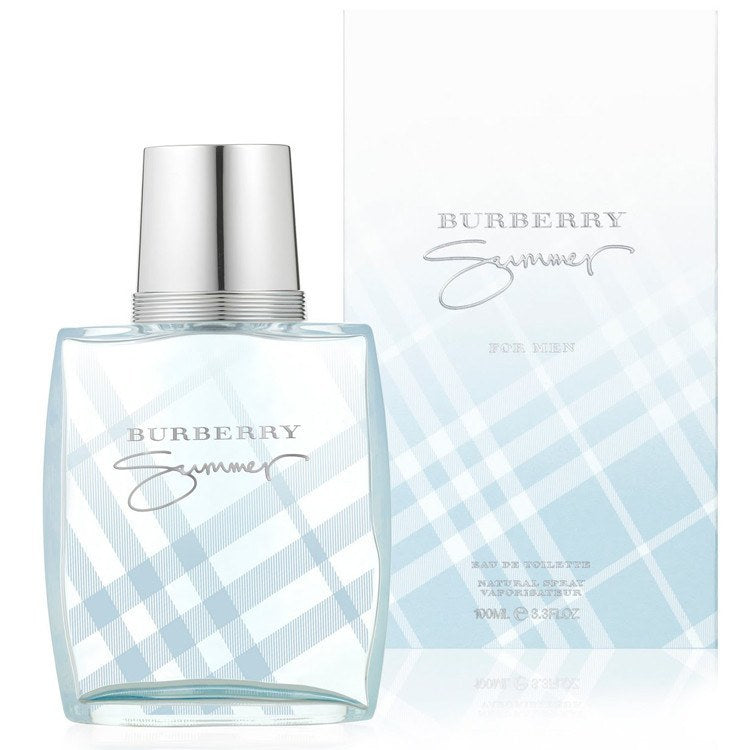 Burberry Summer Cologne for Men 3.4 oz Eau de Toilette - Fresh & Light Fragrance for Daytime Wear & Outdoor Activities