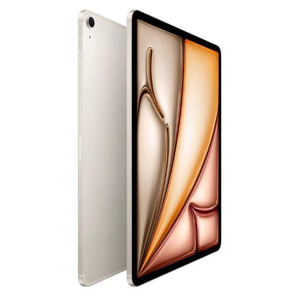 Apple iPad Air 6th Gen (M2 Chip, 13-inch) 256GB Starlight - Cellular + WiFi - Perfect for Work, Study & Entertainment