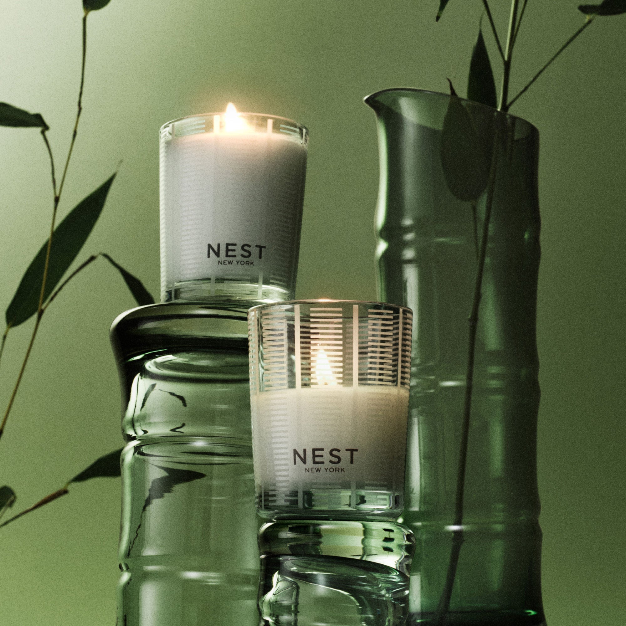 Natural Bamboo Scented Candles - Eco-Friendly Aromatherapy for Relaxation & Home Decor | Perfect for Bedroom, Bathroom & Yoga Spaces