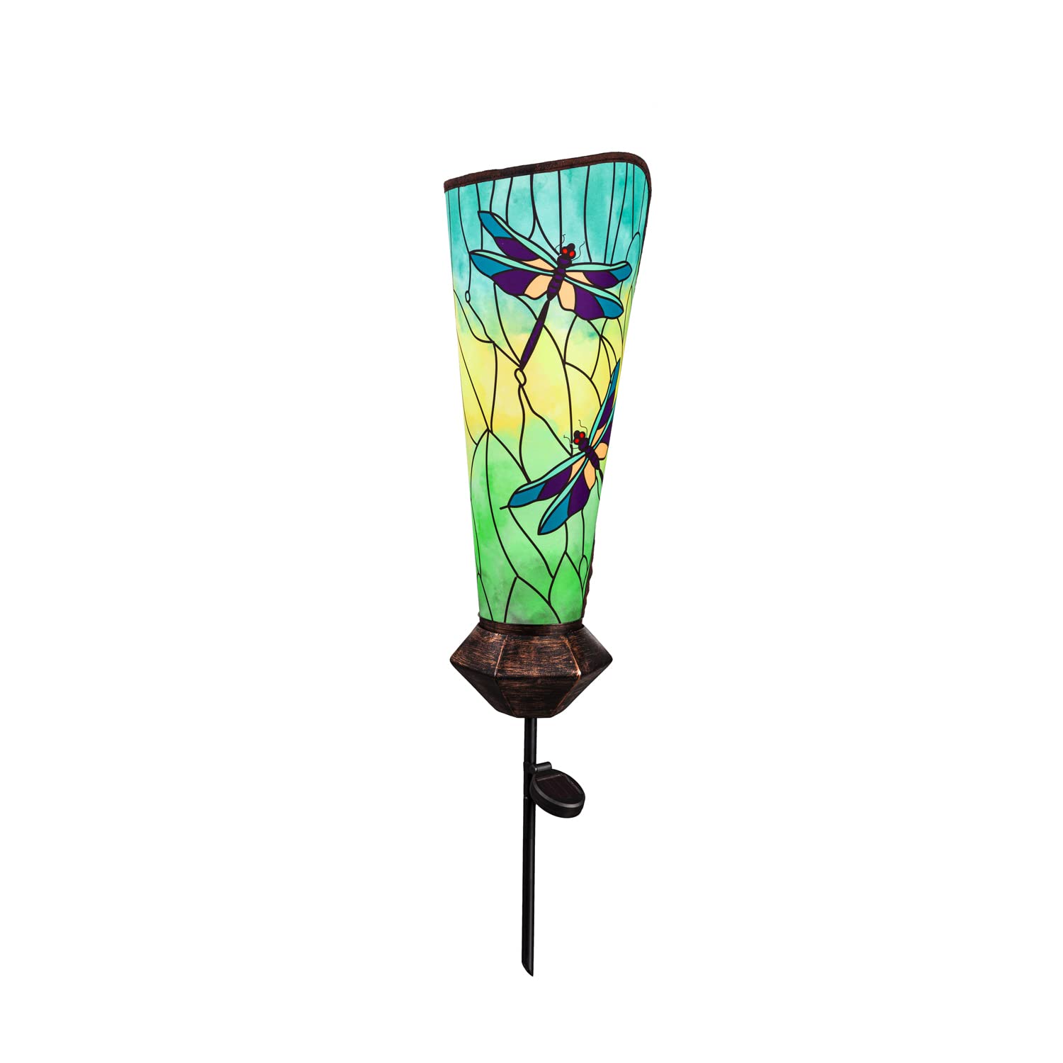 Evergreen Solar Luminary Garden Stake - Solar Powered Dragonfly Light for Outdoor Decor, Pathway & Lawn Lighting | Perfect for Gardens, Patios, Yards & Landscaping