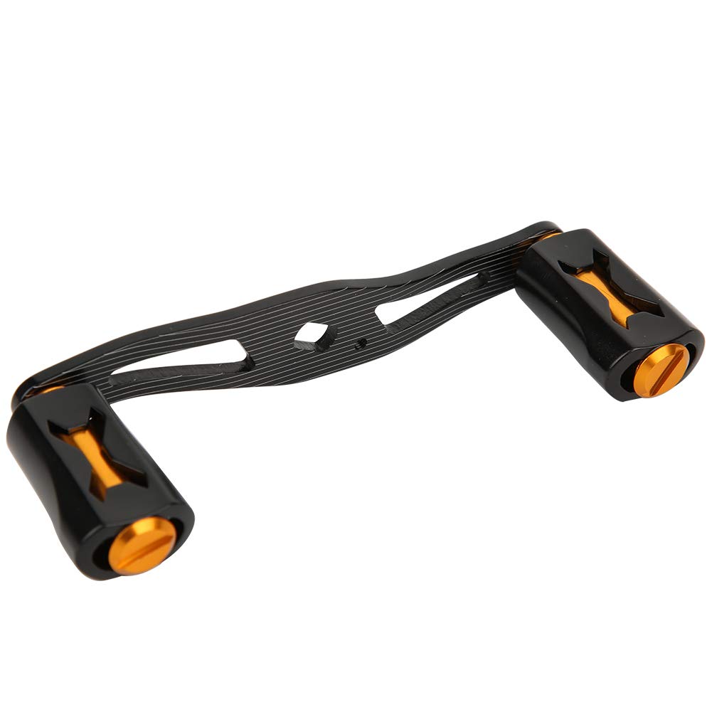 Premium Anti-Corrosion Metal Fishing Reel Rocker Arm - Black & Gold Upgraded Replacement Part for Saltwater & Freshwater Fishing Enthusiasts | Perfect for Surf Casting, Boat Fishing & Shore Angling