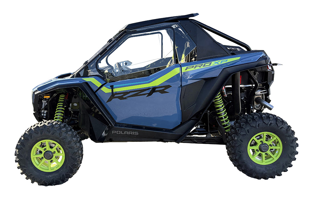 2025+ Polaris RZR Pro XP & Pro S Polycarbonate Upper Door Kit 252410 - Durable Off-Road Protection for UTV Adventures & Trail Riding