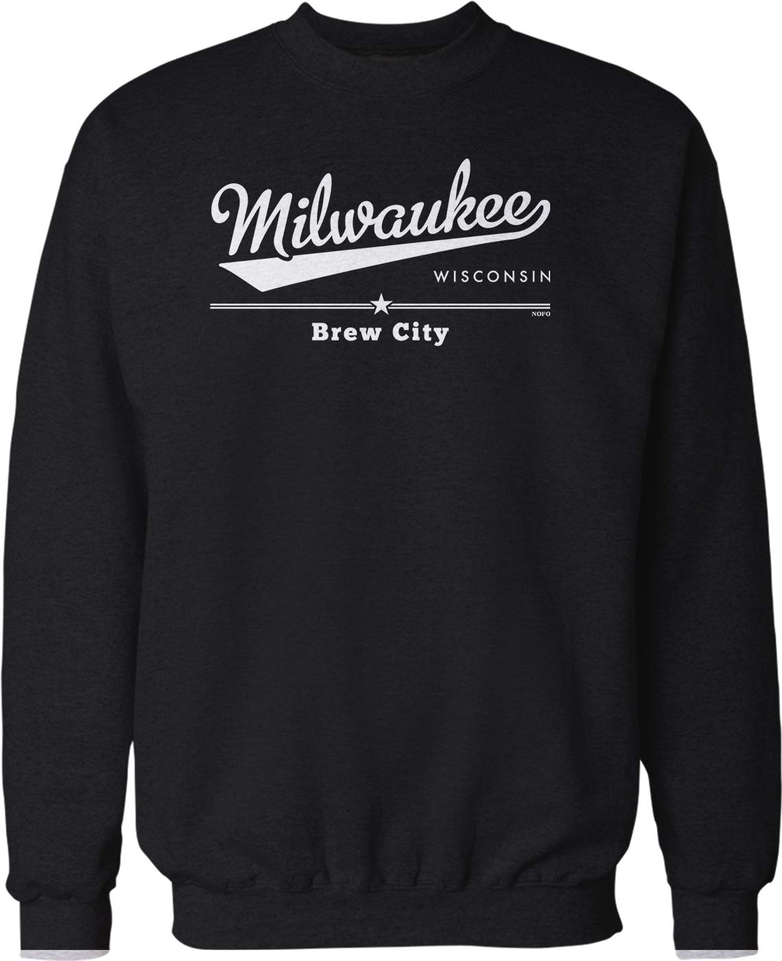 Milwaukee Brew City Crew Neck Sweatshirt | Wisconsin Apparel & Gifts | Perfect for Fans, Travel Souvenirs & Casual Wear