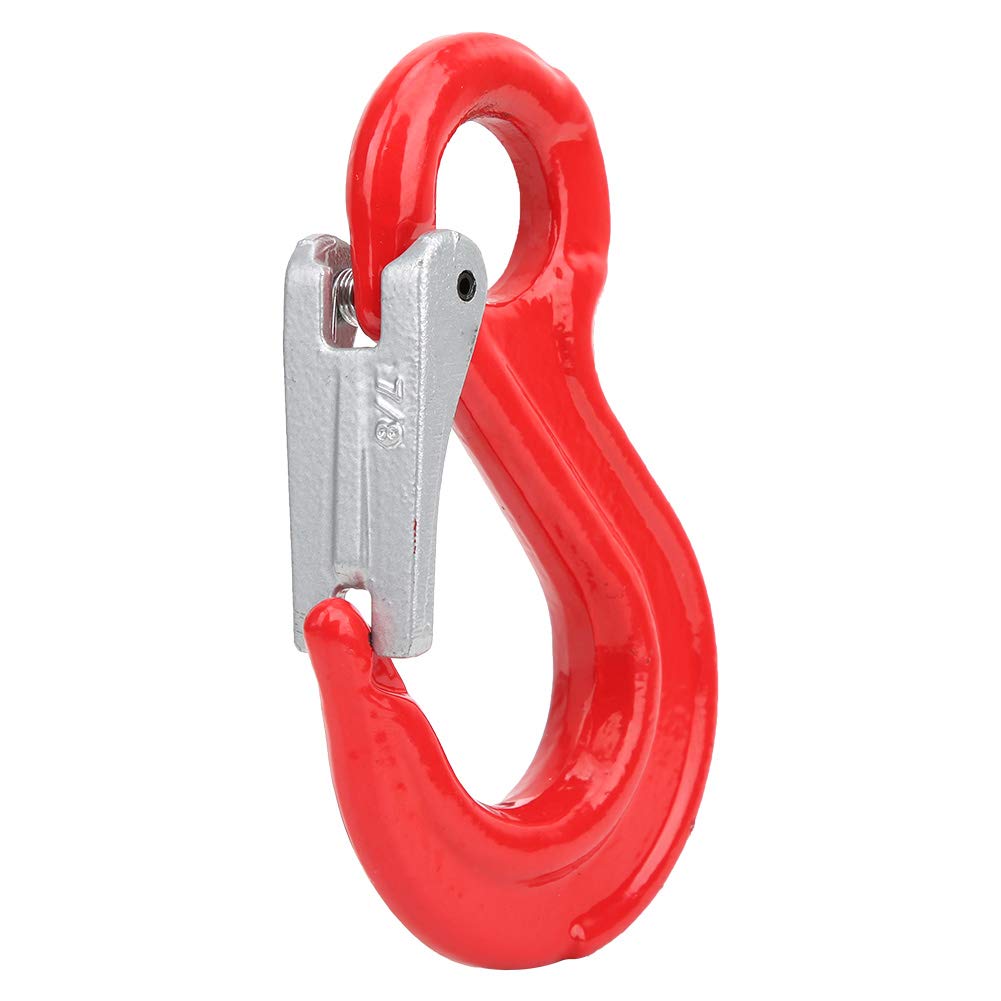 2 Ton Round Lifting Hook with Fixed Eyelet - Alloy Steel C Hook for Shipbuilding, Marine & Industrial Lifting - Heavy Duty Crane, Rigging & Construction Equipment