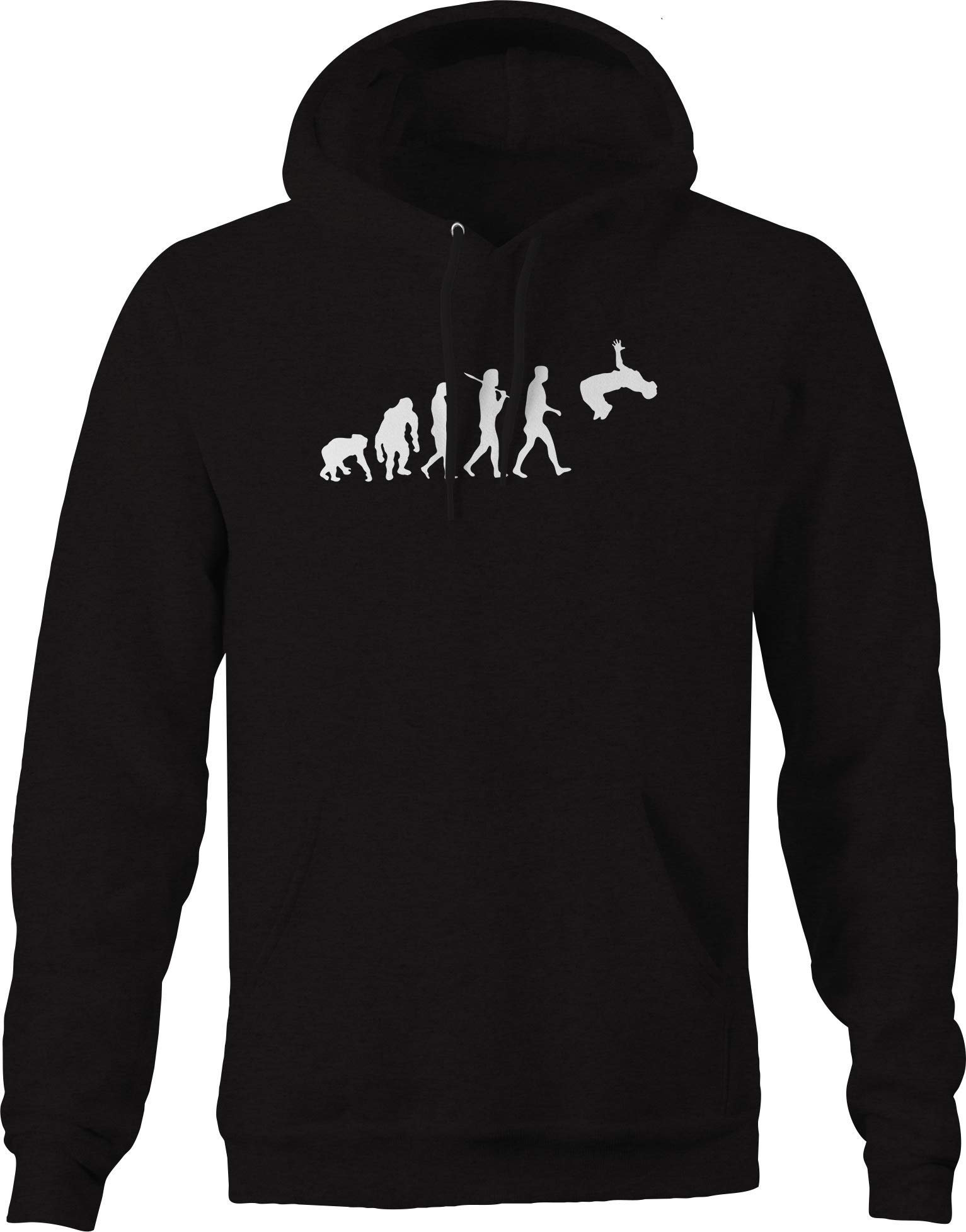 Evolution Evolve Men's Backflip Hoodie - Black | Stylish & Comfortable Pullover for Casual Wear, Gym & Outdoor Activities