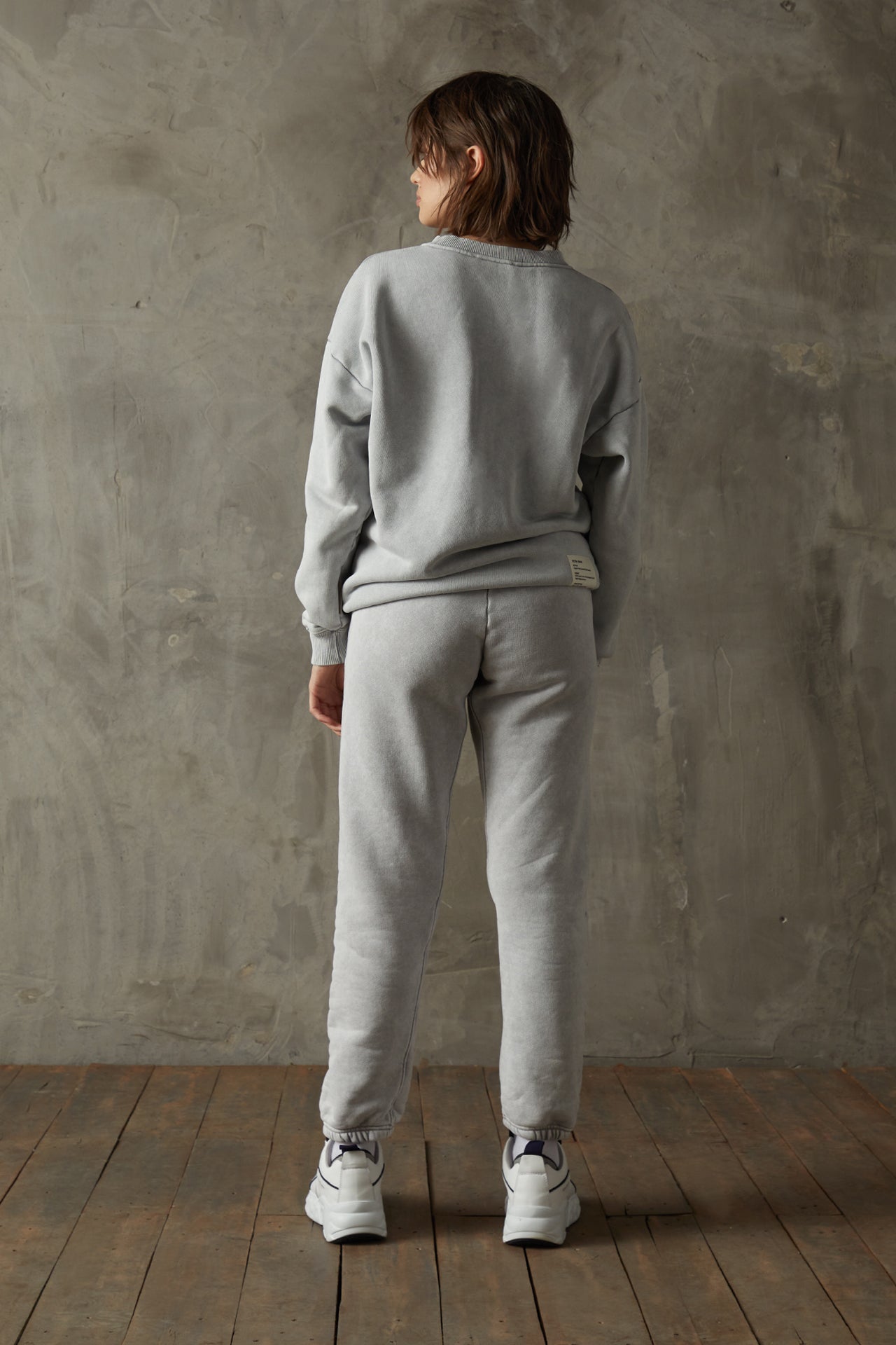 530 Washed Stone Grey Sweatshirt for Men - Soft Cotton Pullover Hoodie for Casual Wear, Gym & Outdoor Activities