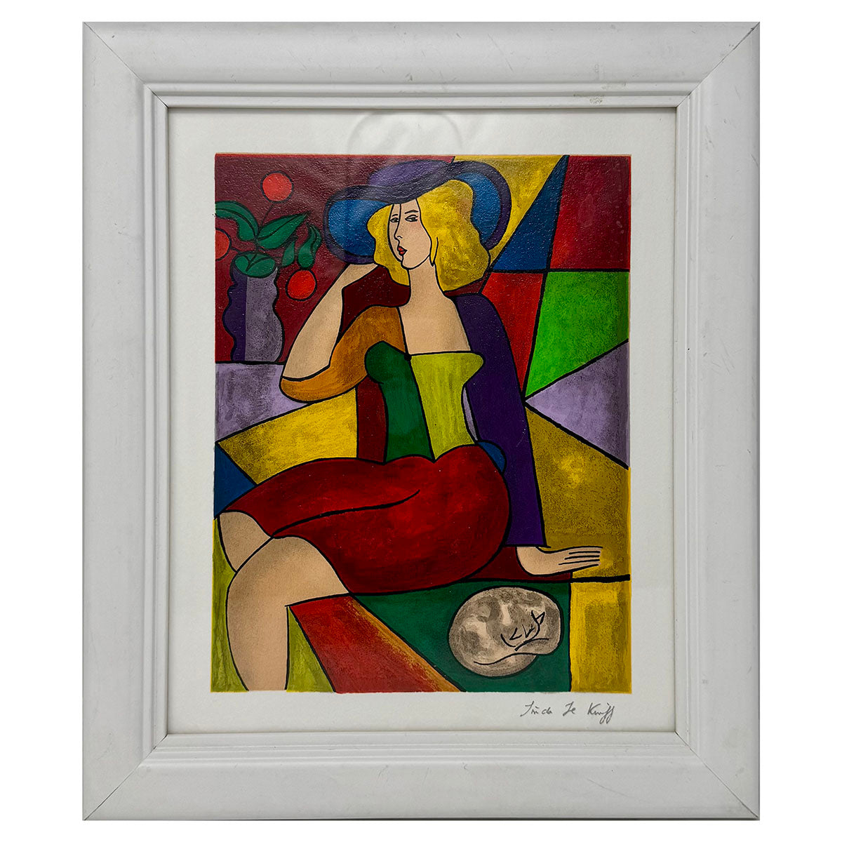 Original Constance Serigraph Signed 1998 - Limited Edition Art Print for Home Decor & Art Collectors - Perfect for Living Room, Office & Gallery Display