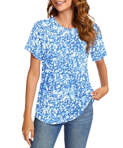 Blue and White Dots