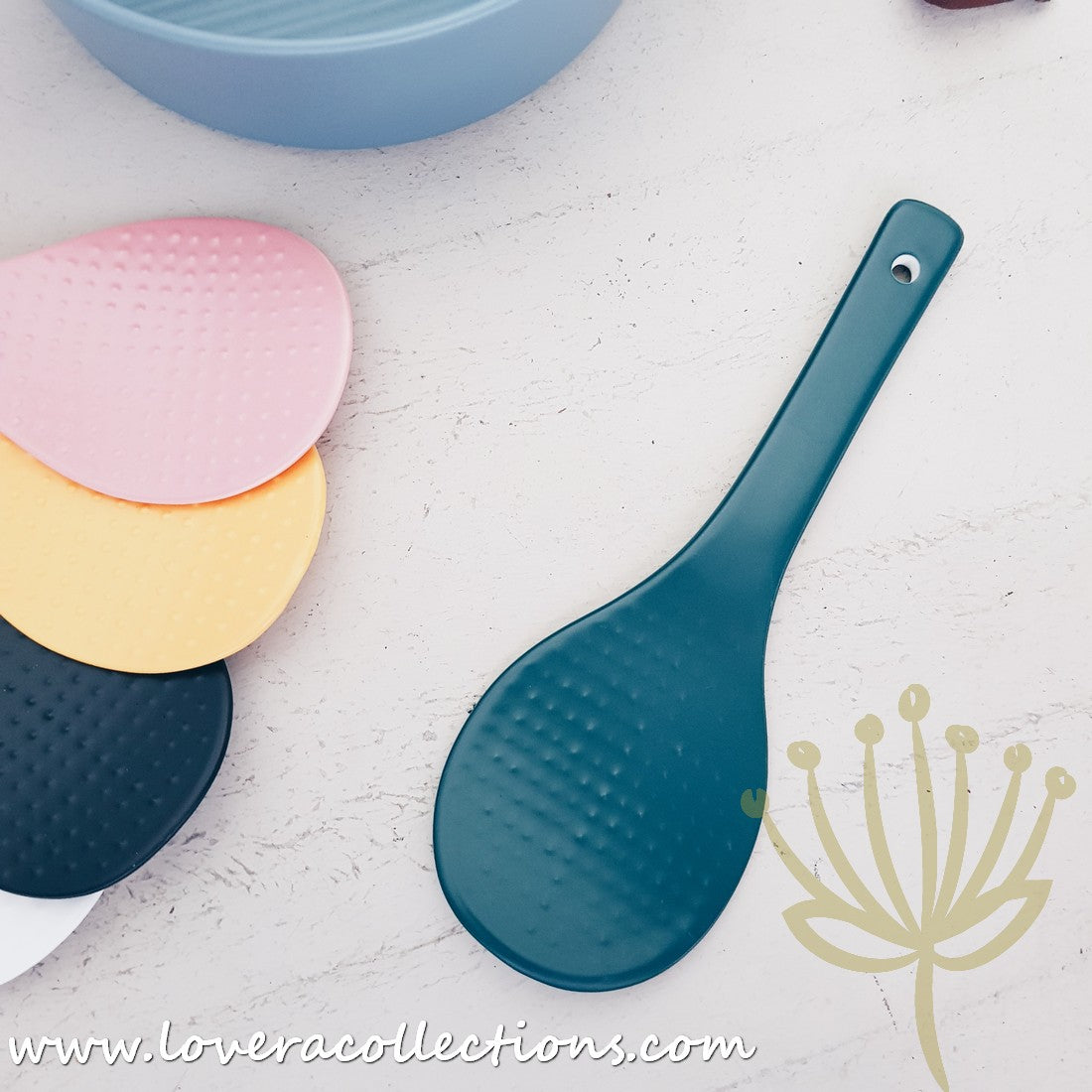 Premium Kalours Rice Scoops, Soup Spoons & Soup Ladles Set - 3-Piece Stainless Steel Kitchen Utensils for Serving, Cooking & Meal Prep - Perfect for Restaurants, Catering & Home Dining