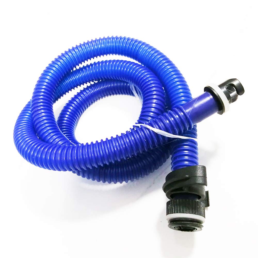 Air Foot Pump Hose with Valve Connector for Inflatable Boat Accessories - Compatible with 5L Air Pump (Blue) | Perfect for Inflating Boats, Pool Floats & Water Sports Equipment