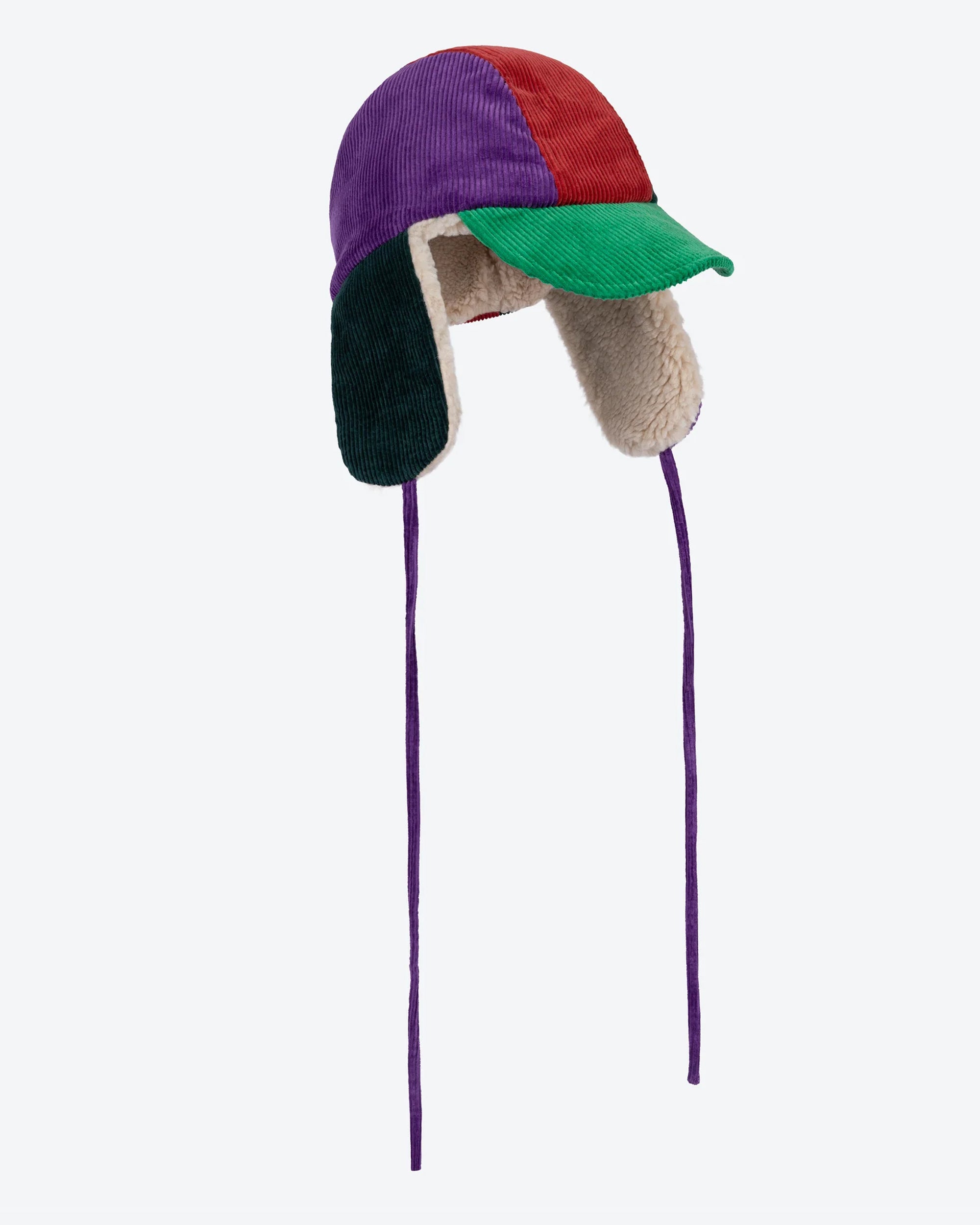 Lowie Colourblock Trapper Hat for Women & Men - Winter Warm Fleece Lined Ear Flap Hat - Outdoor Skiing Snowboarding Hiking Cold Weather Accessories