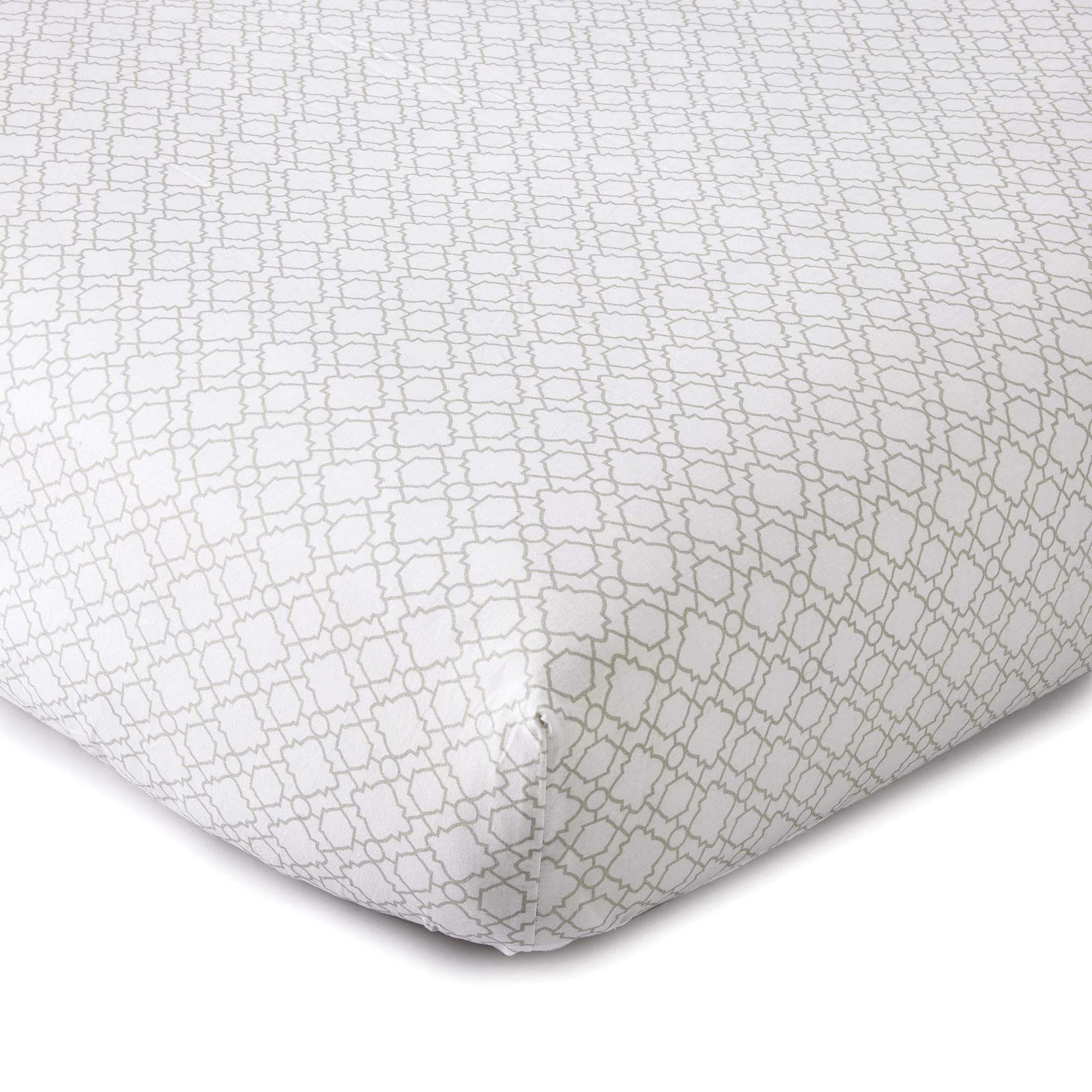 Levtex Baby Skylar 4-Piece Crib Bedding Set - White Soft Cascading Ruffles Quilt, Fitted Sheet, Wall Decal & Crib Skirt - Luxury Nursery Decor for Girls & Boys - Perfect for Baby Showers & Newborn Gifts