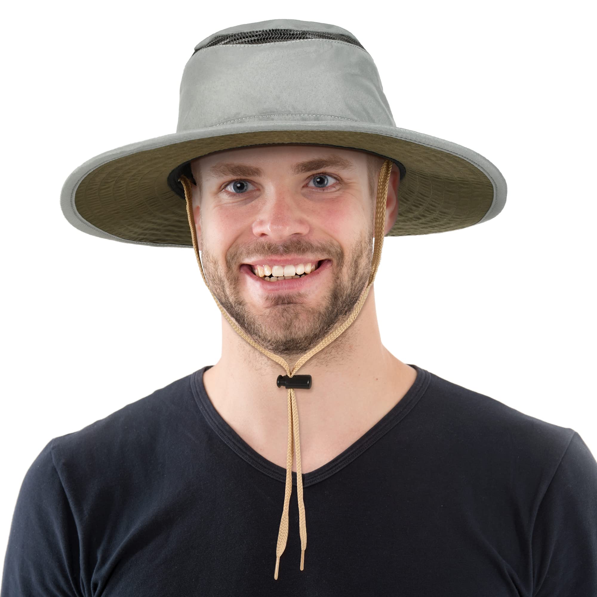 Catalonia Classic UPF 50+ Sun Hat for Men - Waterproof Wide Brim Fishing & Hiking Hat - Perfect Father's Day Gift - Ideal for Beach, Outdoor Adventures & Summer Travel