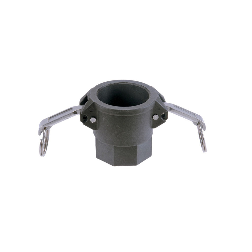Poly Cam Lock Coupler Female x Female NPT Thread Type D - Heavy Duty Quick Connect Coupling for Hydraulic, Agricultural & Industrial Equipment