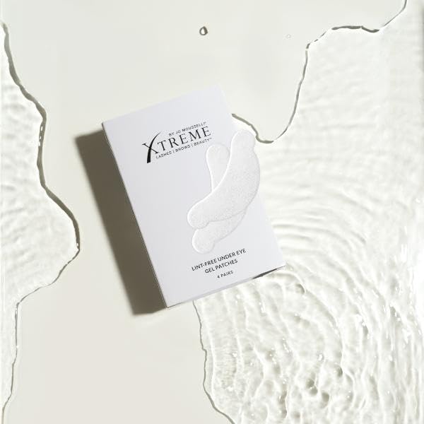 Xtreme Lashes Lint-Free Hydrating Under Eye Gel Patches | 50 Pairs for Dark Circles, Puffiness & Wrinkles | Perfect for Skincare Routine, Travel & Spa Days