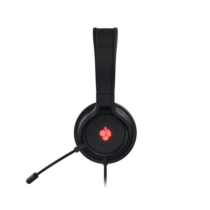 CHERRY HC 2.2 Gaming Headset with Noise Cancelling Mic - Lightweight Over-Ear Headphones for PC, PS4, Xbox | Perfect for Online Gaming, Streaming & Conference Calls