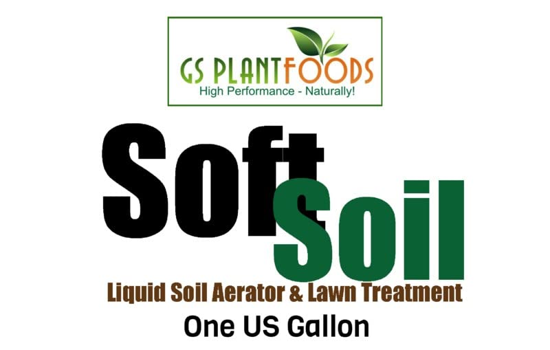 SOFTSOIL Liquid Soil Aerator & Lawn Treatment - 5 Gallon Concentrate for Healthier Grass | Improves Drainage & Root Growth | Perfect for Lawns, Golf Courses & Sports Fields