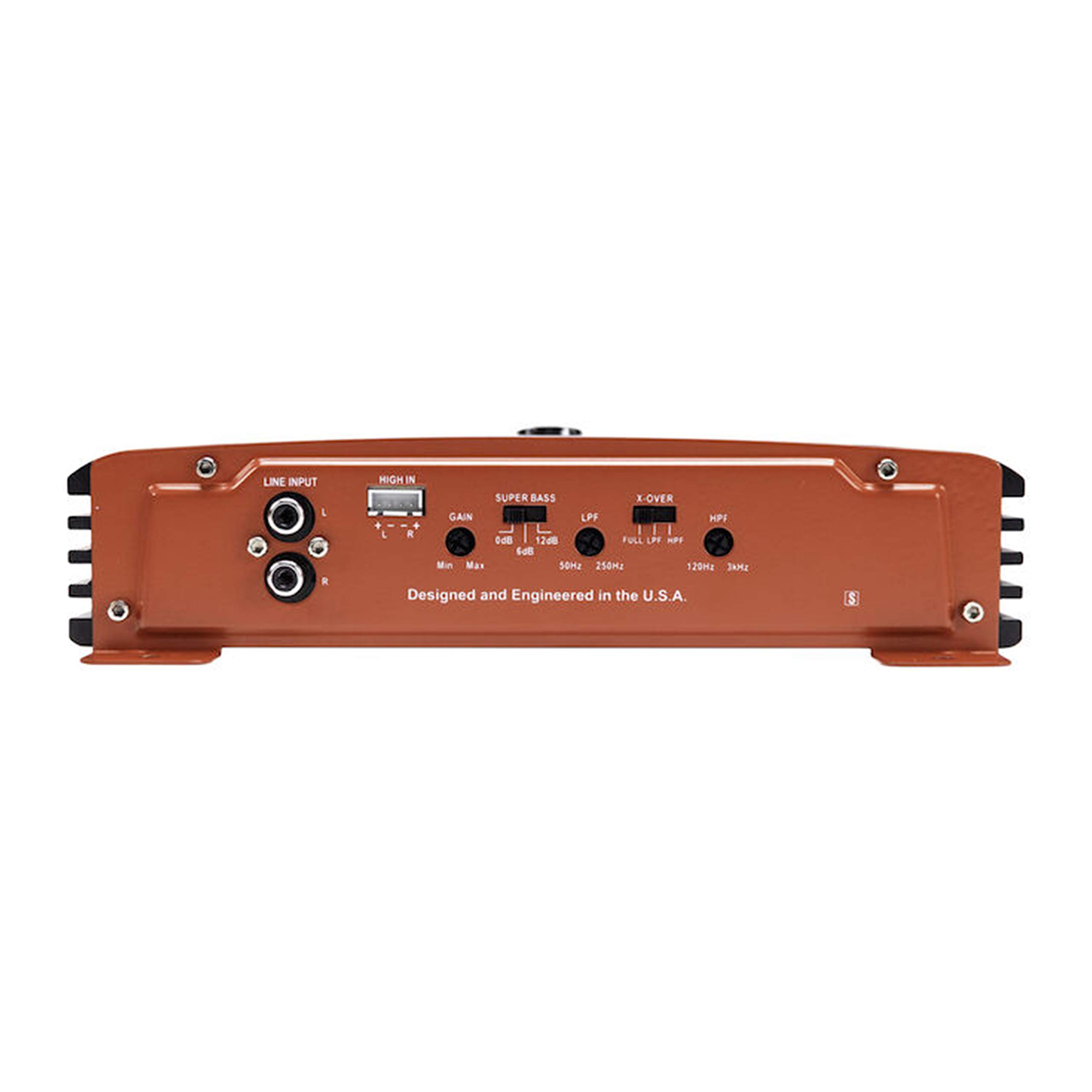 Crunch PX-2025.1D 2000W Mono Subwoofer Car Amplifier with Bass Control & Remote | Includes Gravity Magnet Phone Holder & 4 Gauge Blue Amp Kit | Perfect for Car Audio Upgrades & Bass Enthusiasts