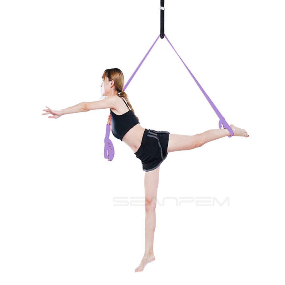 Leg Stretching Band for Flexibility - Adjustable Door Stretch Strap for Ballet, Dance & Gymnastics - Home Exercise Equipment for Leg Stretching & Splits Training - Perfect for Yoga, Pilates, and Dance Studio Workouts