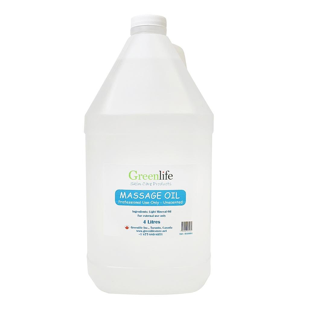 Unscented Massage Oil - 1 Gallon Bulk Size for Professional Massage Therapists & Spa Use | Flammable (Local Pickup Only) | Perfect for Deep Tissue, Swedish & Relaxation Massages