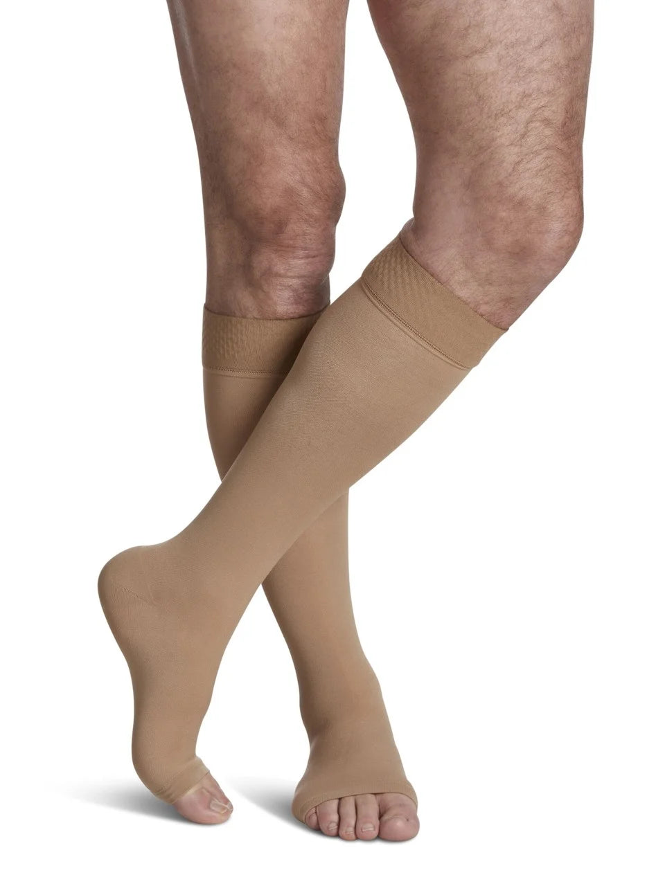 Sigvaris Opaque Calf 20-30 mmHg Open Toe Compression Socks for Women & Men - Medical Grade Support for Circulation, Swelling Relief - Perfect for Travel, Work & Recovery