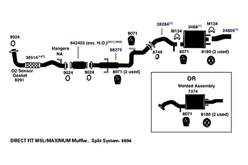 AP Exhaust Pipe 38514 - High-Performance Replacement for Cars & Trucks