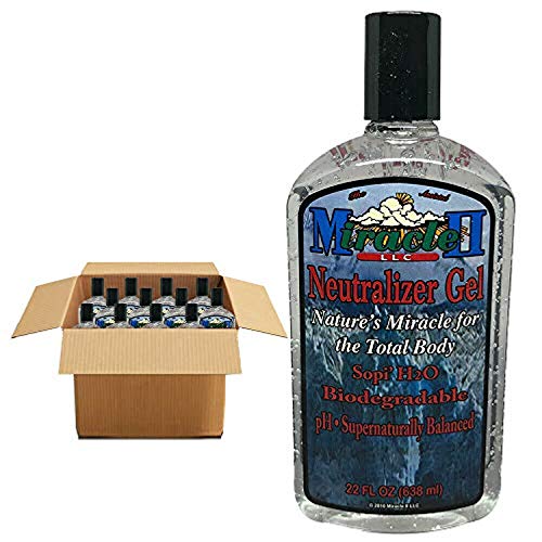 Miracle II 22oz Gel (Pack of 12) - Natural Cleansing & Skin Care Solution for Home, Spa & Personal Hygiene