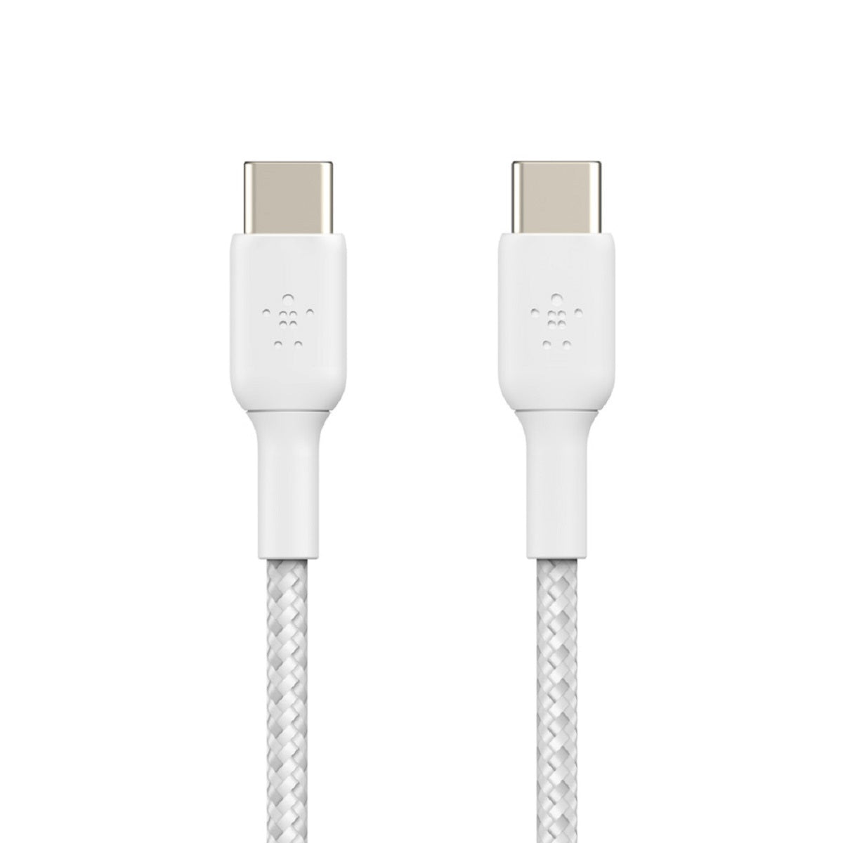 Belkin BoostCharge™ USB-C to USB-C Braided Cable (3.3ft/1m) - Fast Charging Cord for iPhone 15, Samsung Galaxy, iPad, MacBook & More | Durable Nylon for Home, Office & Travel Use