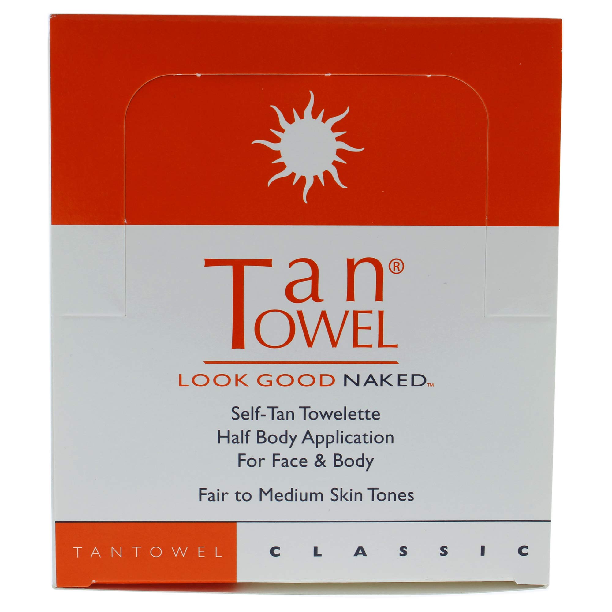 Tan Towel Self Tanning Towelettes for Body - Natural Sunless Tanning Solution for a Streak-Free Glow | Perfect for Pre-Vacation Prep, Special Events & Everyday Radiance