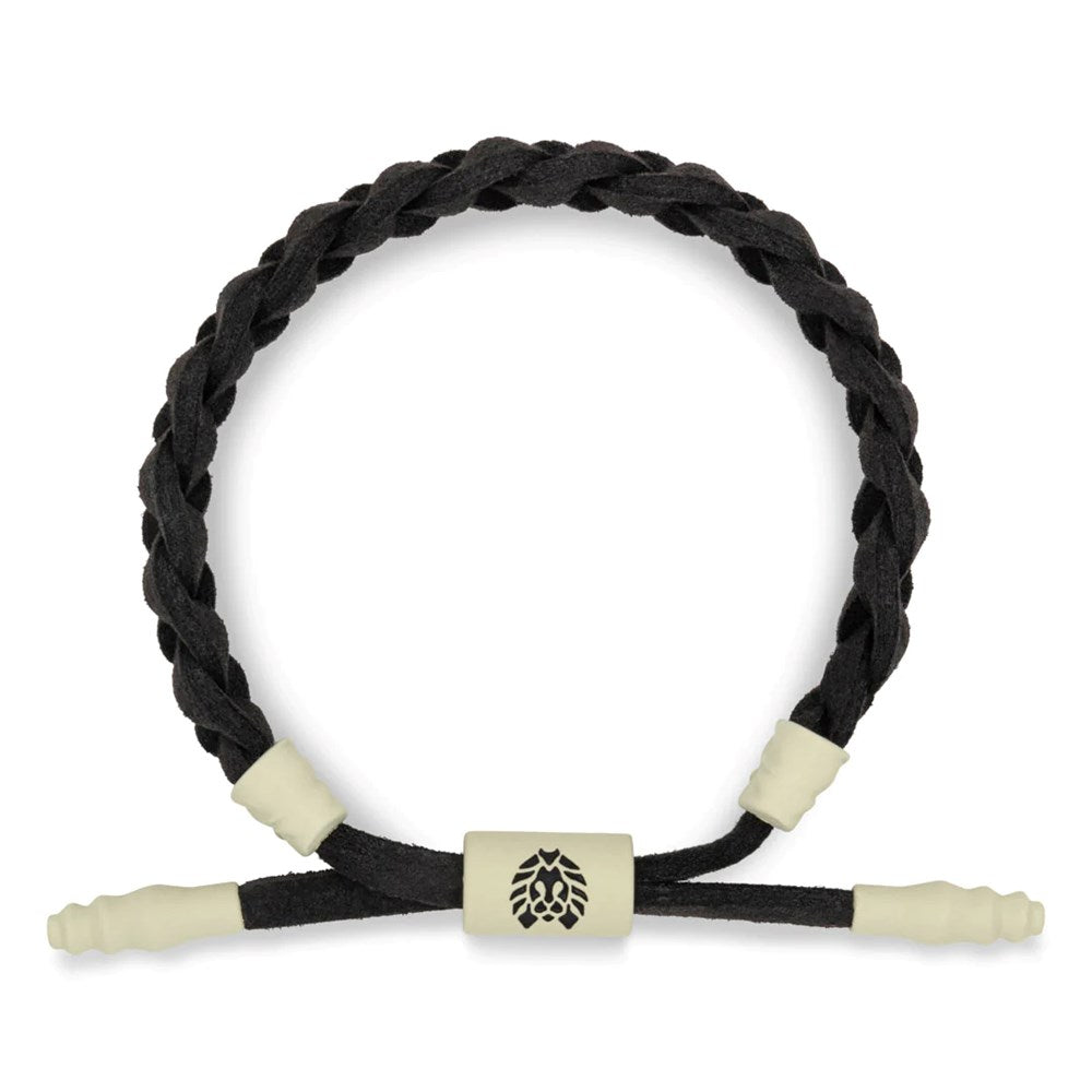 Rastaclat Knight Night Black Bracelet for Men & Women - Adjustable M/L Size - Stylish Wristband for Casual Wear, Fitness & Everyday Fashion