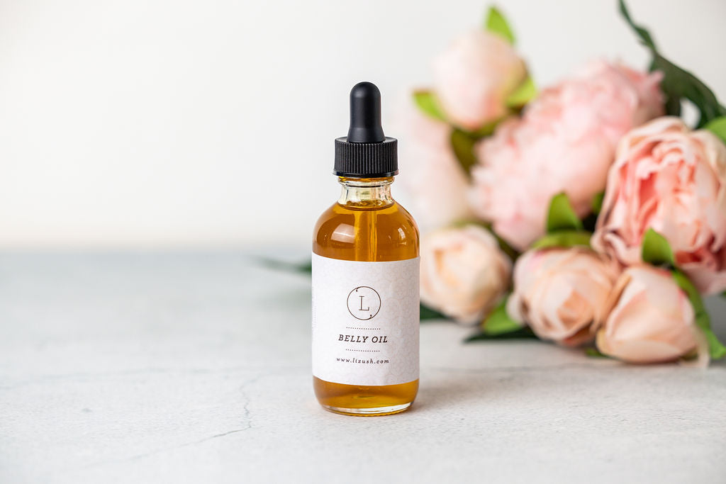 Natural Belly Oil for Stretch Marks & Pregnancy Skin Care - Hydrating & Nourishing Solution for Moms-to-Be, Postpartum Recovery & Dry Skin Relief