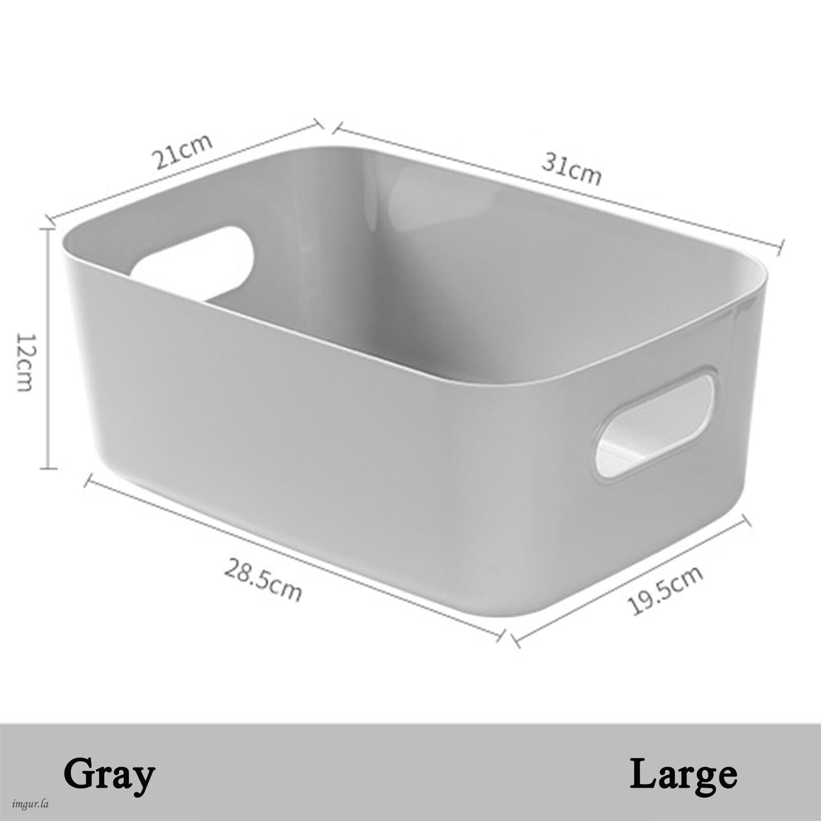 Desktop Organizer - Plastic Storage Box for Toys, Cosmetics, Snacks & Household Items | Multi-Purpose Organizer for Living Room, Office & Workspace