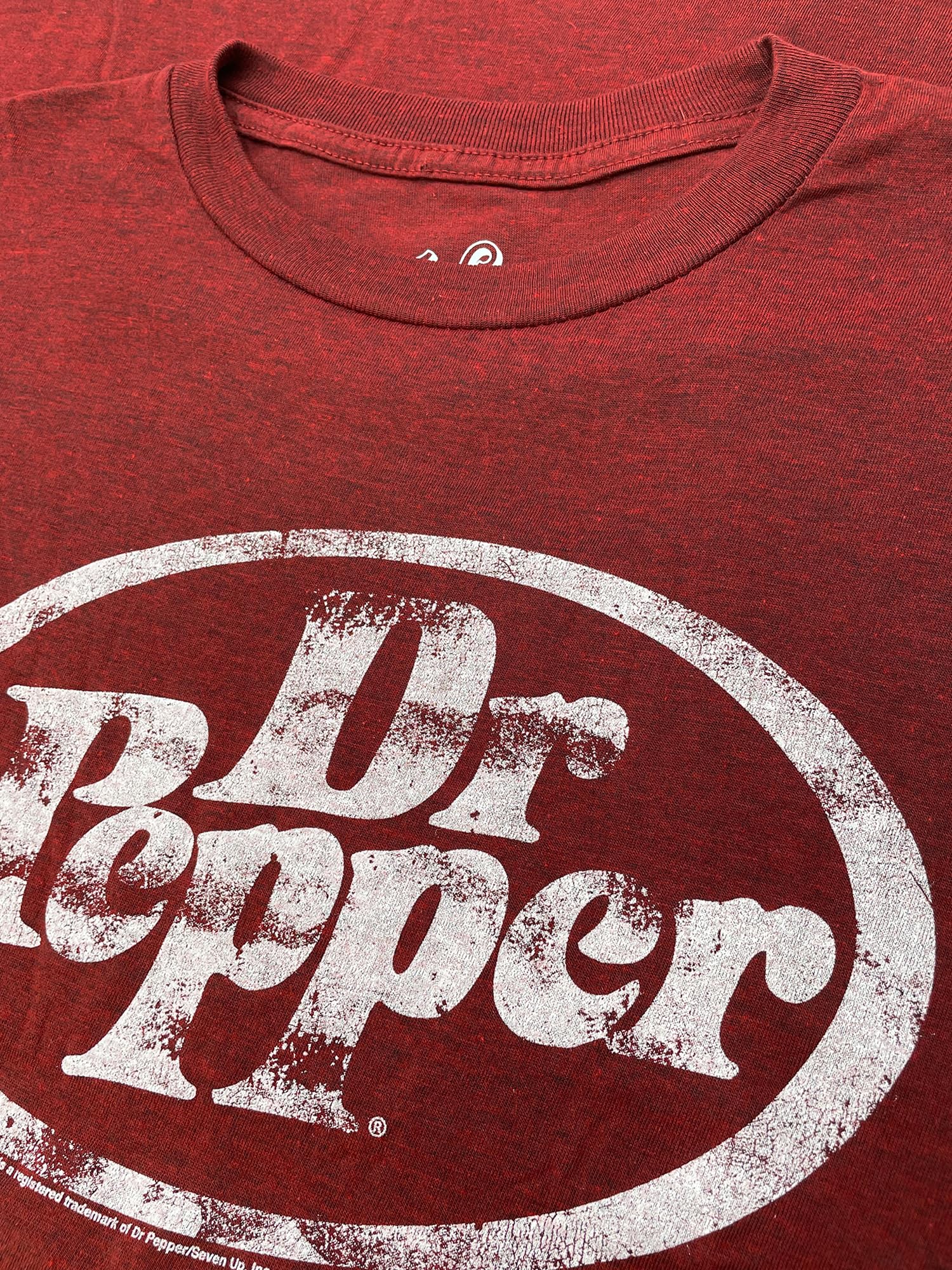Tee Luv Men's Vintage Dr Pepper Soda Graphic T-Shirt - Soft Cotton Casual Tee for Everyday Wear, Retro Soda Pop Fan Gift